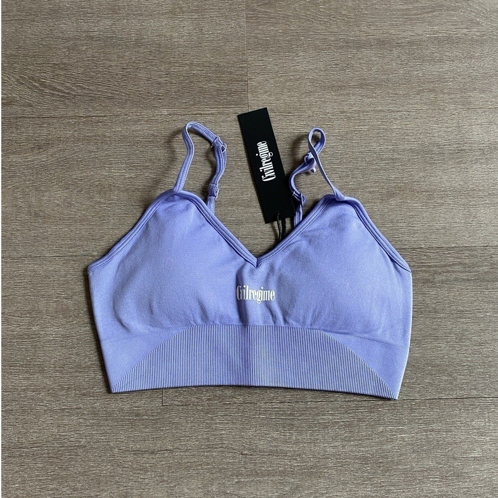 CIVIL REGIME NWT Medium Kelly Seamless Bra in Dusty Lavender 1136 Women's‎